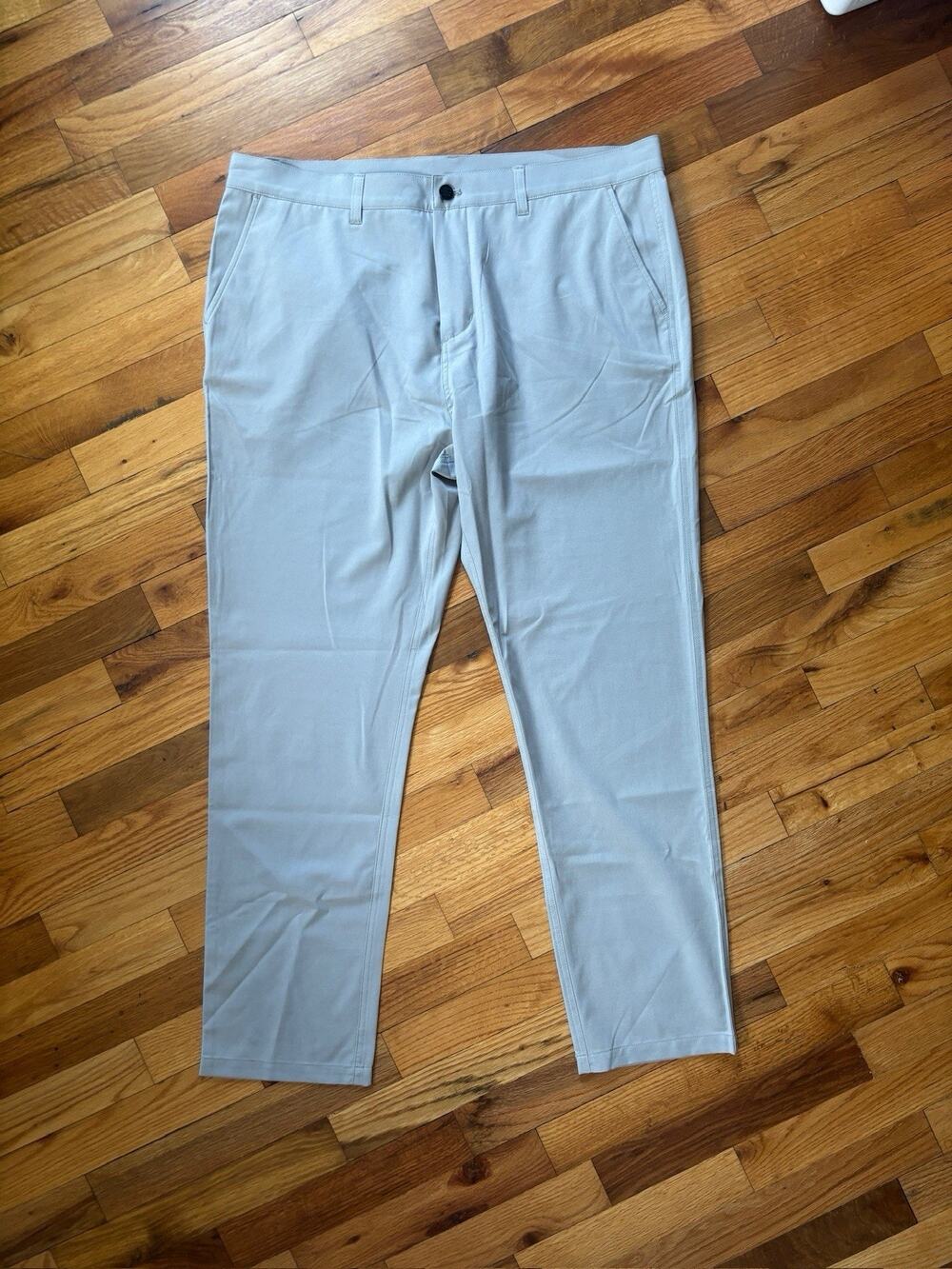 Free Fly Tradewind Pants Mens 36x30 Gray Stretch Flat Front Golf Performance